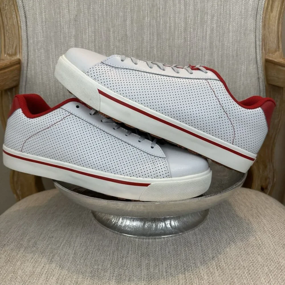 Rocky Skate Casual Leather Nano Composite toe shoes NEW Men's 3" CT Work 11W Red - Picture 12 of 12